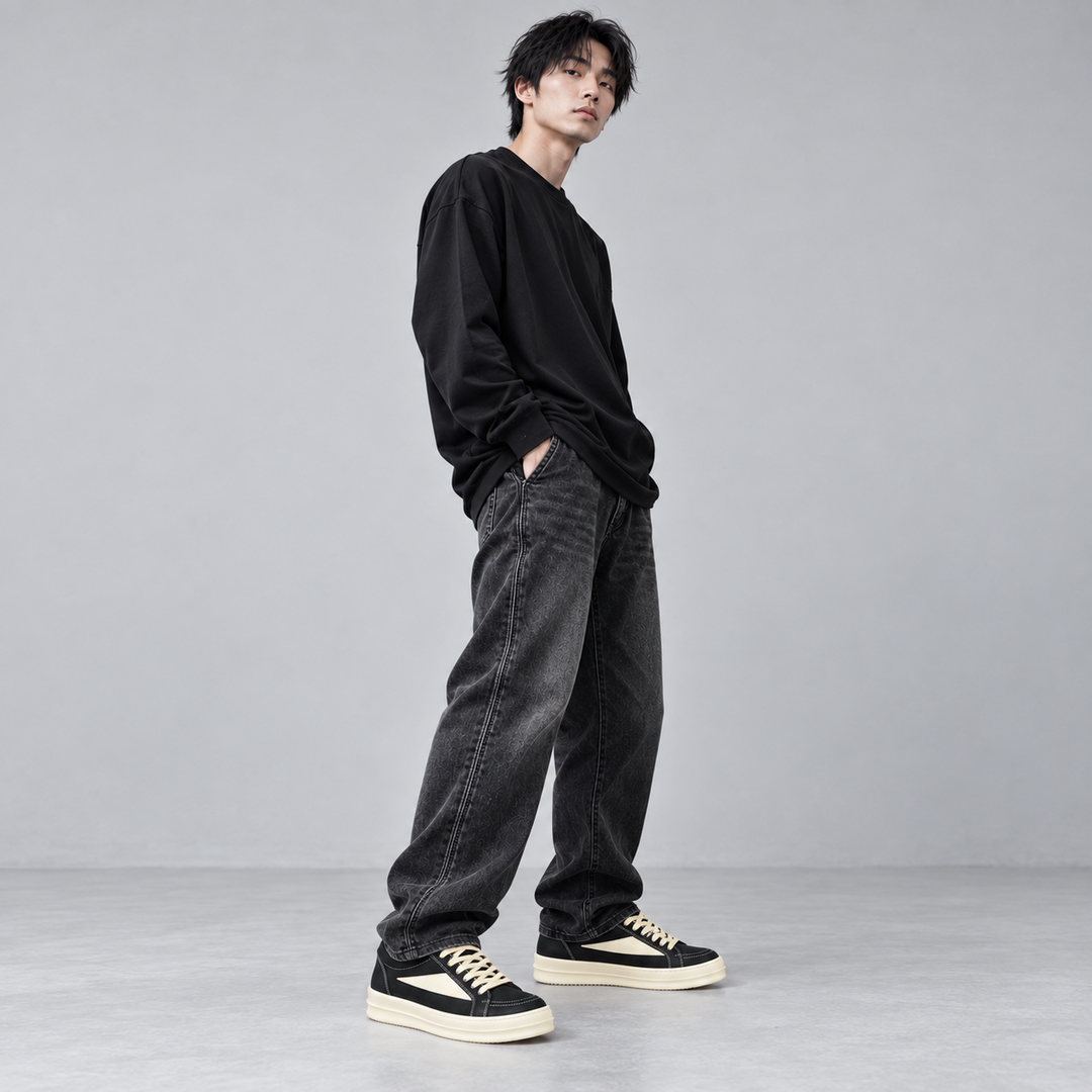 '+3-4cm｜AFTER DARK WALK 厚底ローカットスニーカー｜BR0003｜BREAKVOID9
