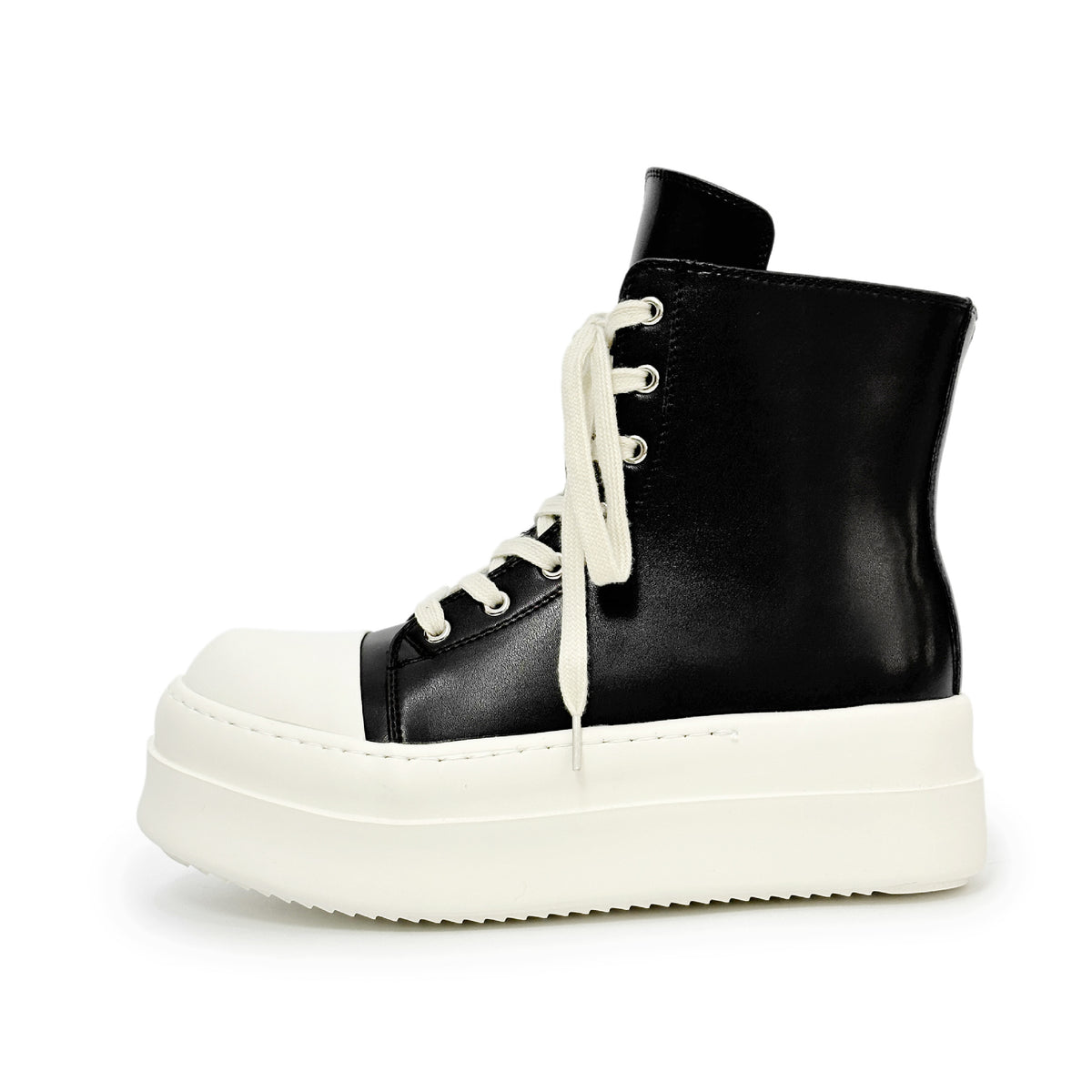 '+5-6cm｜NIGHT WHITE REBEL 厚底ハイカットスニーカー｜BR0010｜BREAKVOID9